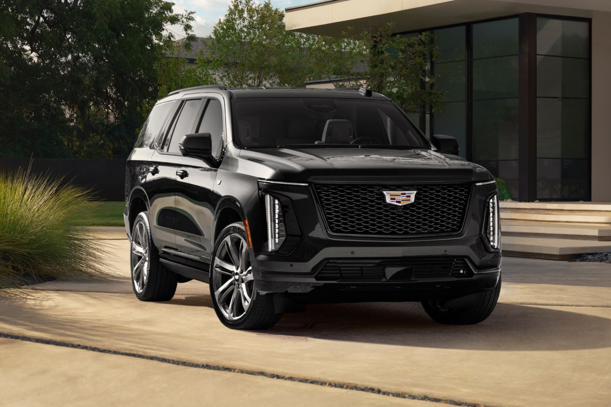 Current-generation black Cadillac Escalade, representative vehicle